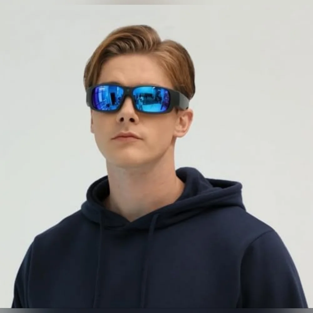 OhO Camera Sunglasses,Full HD 1080p 32GB Sports Cam Sunglasses with Polarized UV